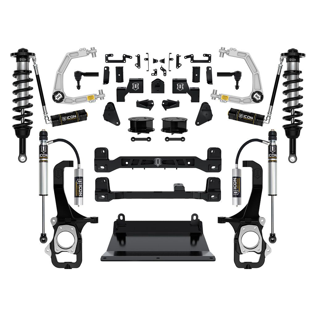 ICON 2022-2023 Toyota Tundra, 6 Lift Stage 3 Suspension System with Billet Upper Control Arms