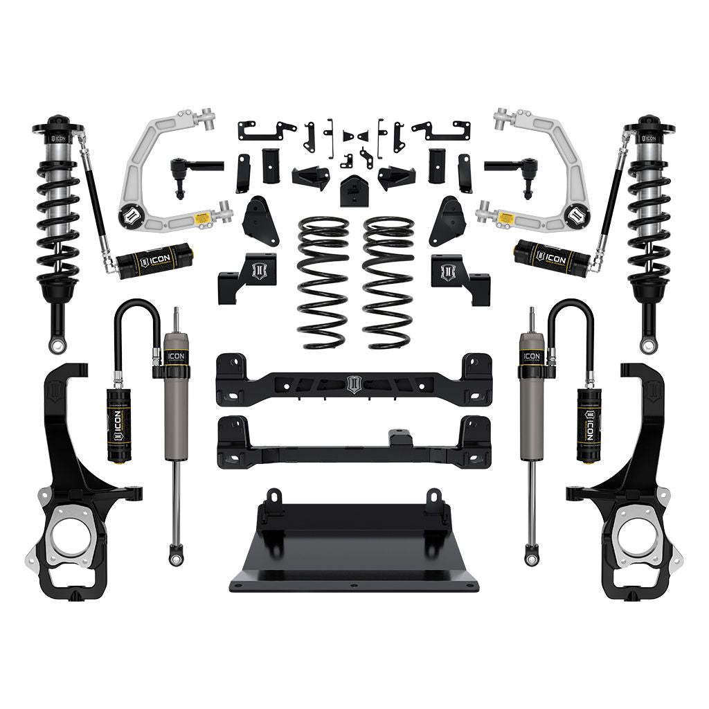 ICON 2022-2023 Toyota Tundra, 6 Lift Stage 4 Suspension System with Billet Upper Control Arms