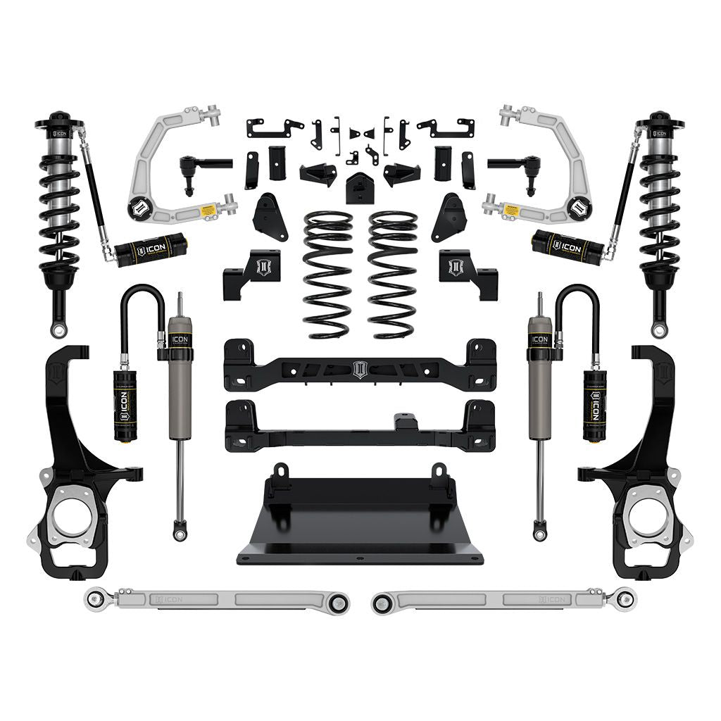 ICON 2022-2023 Toyota Tundra, 6 Lift Stage 5 Suspension System with Billet Upper Control Arms