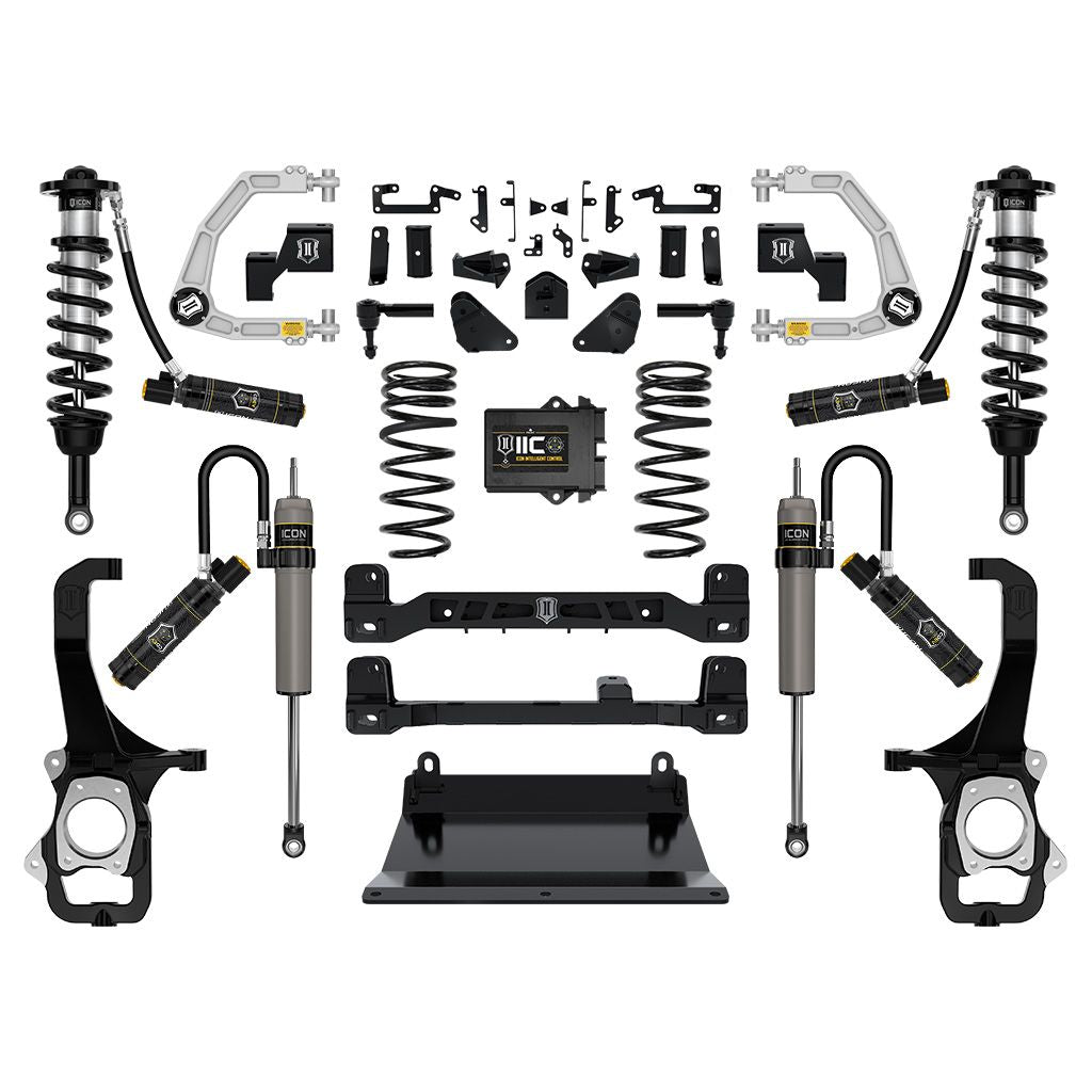 ICON 2022-2023 Toyota Tundra, 6 Lift Stage 8 Suspension System with Billet Upper Control Arms