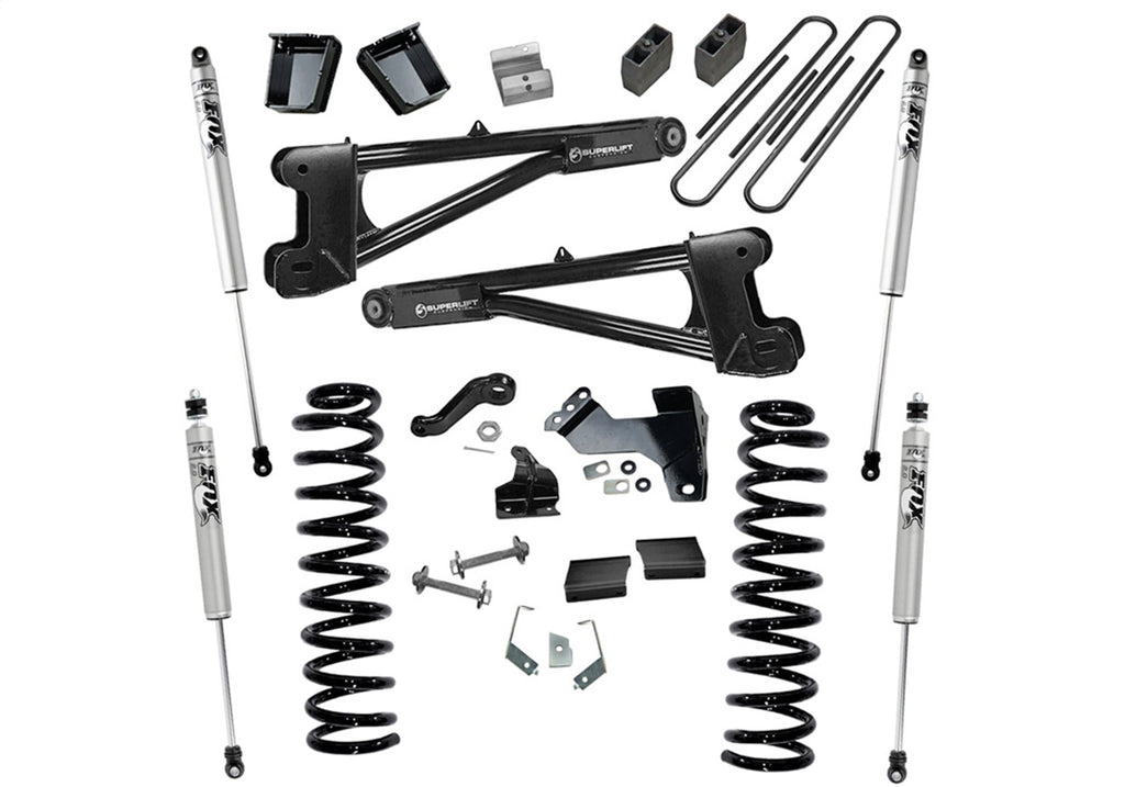 Superlift 6in. Lift Kit w/FOX Shocks-11-16 F250/350 4WD Diesel w/Replacement Radius Arms K989F