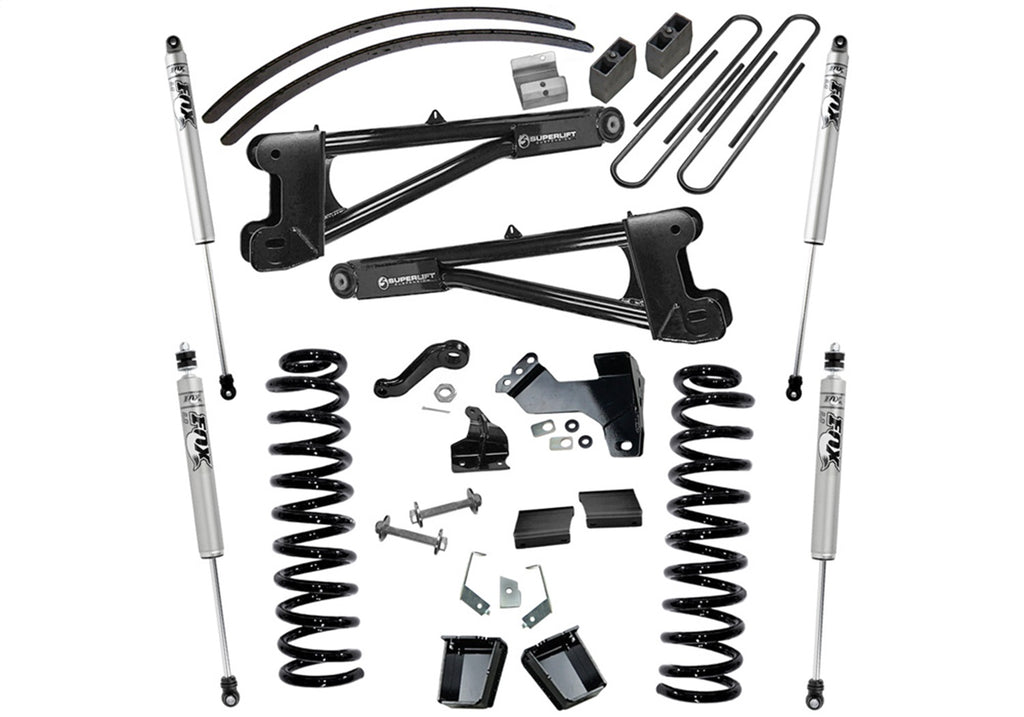 Superlift 8in. Lift Kit w/FOX Shocks-11-16 F250/350 4WD Diesel w/Radius Arms K991F