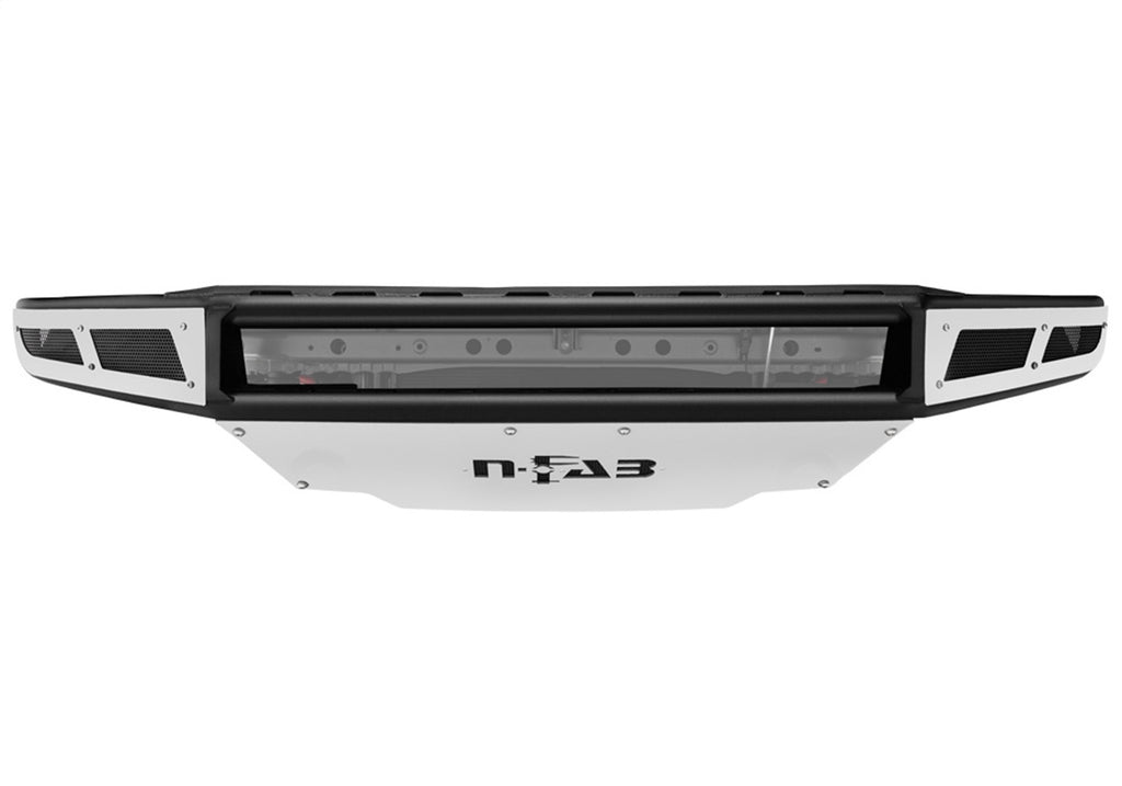 N-Fab M-RDS PreRunner Front Bumper (1 Pc)-16-18 (19 Leg) Silv 1500-TX Blk C161MRDS-TX