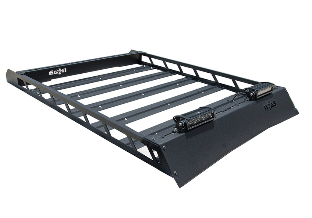 N-Fab Roof Rack-10-23 4Runner-TX Blk T102MRF