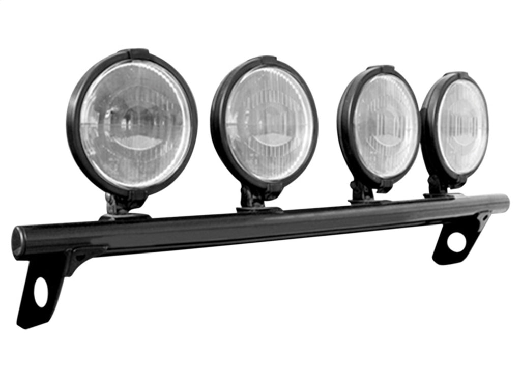 N-Fab Light Mounting-Light Bar (4-9)-17-21 F250/350 w/o AC-TX Blk F174LB-TX