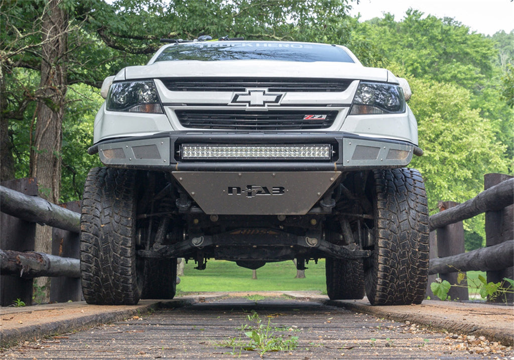 N-Fab M-RDS PreRunner Front Bumper (1 Pc) w/Skid Plate-15-22 Colorado-TX Blk G151MRDS-TX