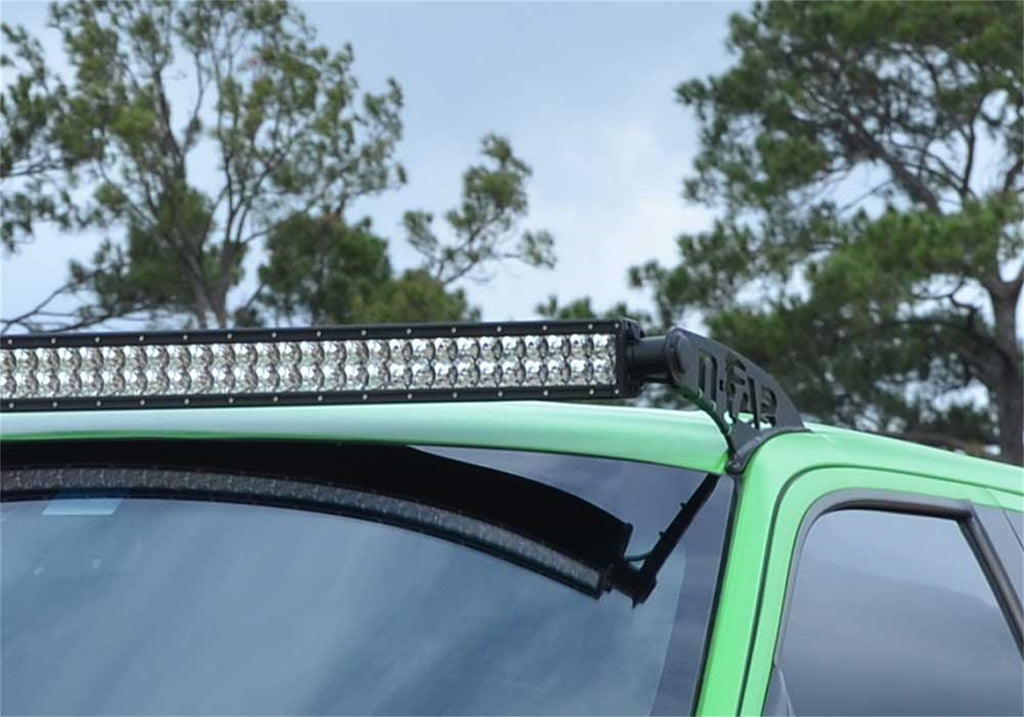 N-Fab Light Mounting-Roof Mounts-(1-49Ser)-09-18(19-22Cl)Ram1500/10-14 25/3500-TXBlk D0949LR-TX