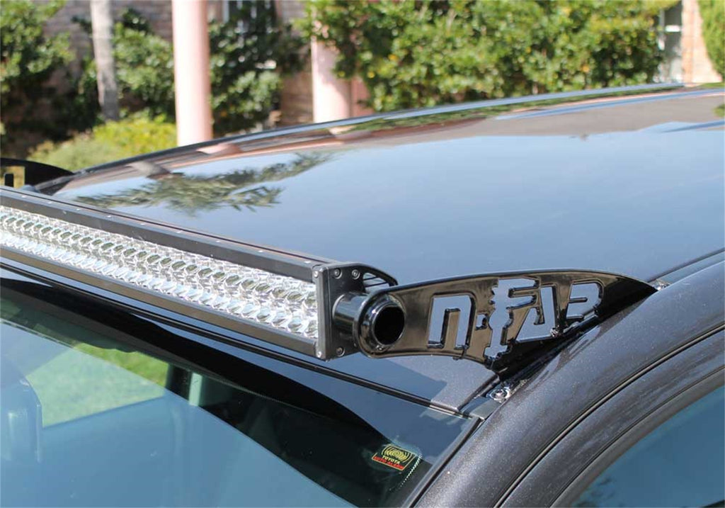 N-Fab Light Mounting-Roof Mounts-(1-50 Series)-88-98 GM CK-Gloss Blk C8850LR