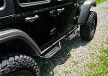 Load image into Gallery viewer, N-Fab Nerf Step RS-Full Len (2 Stps)-18-23 Wrangler JL 4Dr-TX Blk 518416612