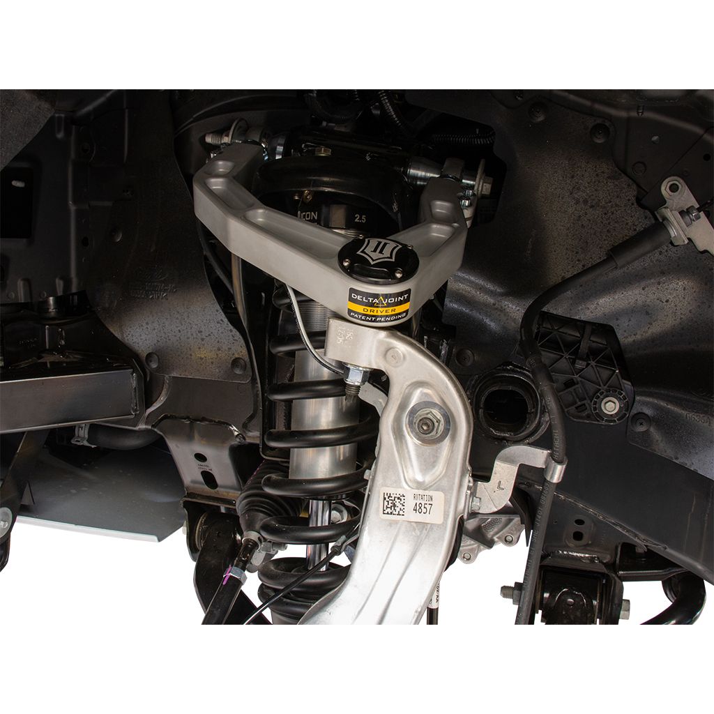 ICON 2019-2021 Ford Ranger Billet Upper Control Arm/Delta Joint Kit, Al Knuckle