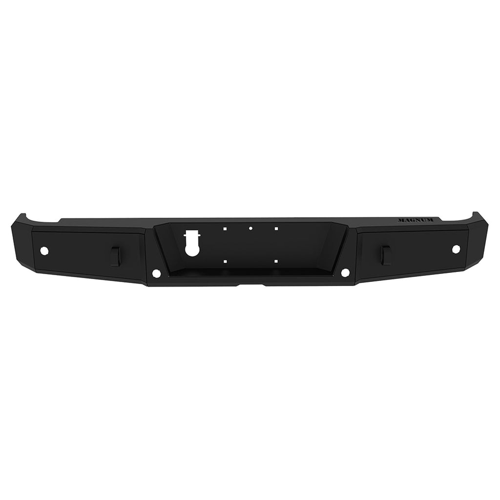 Raptor Series Magnum Rear Bumpers Black Textured Alloy Steel RBM06JPN