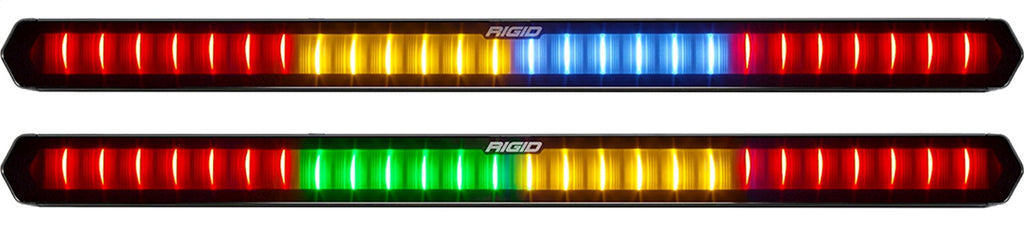 Rigid Industries RIGID Chase Rear Facing 27 Mode 5 Color LED Light Bar 28 Inch; Tube Mount 901801