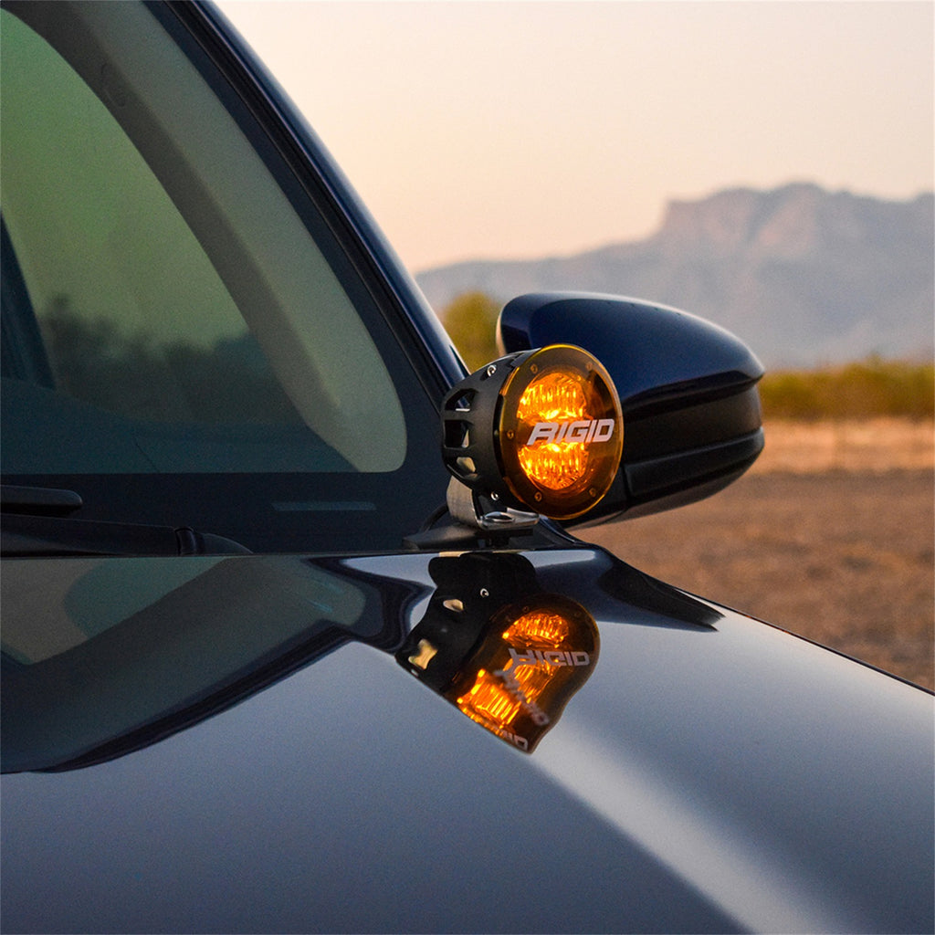 Rigid Industries RIGID 2010-2020 Toyota 4Runner A-Pillar Light Kit; Includes 4In 360-Series Drive 46704