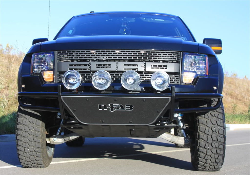 N-Fab RSP PreRunner Front Bumper-40in. Multi-Mount (4-9in.)-15-17 Silv 2500/3500-TX Bl C154RSP-TX