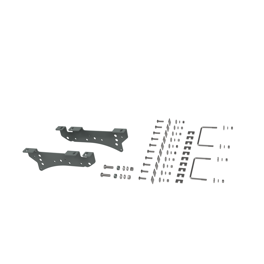 RVR2400 CUSTOM INSTALLATION KIT FOR UNIVERSAL MOUNTING RAILS FOR SOME FORD TRUCKS