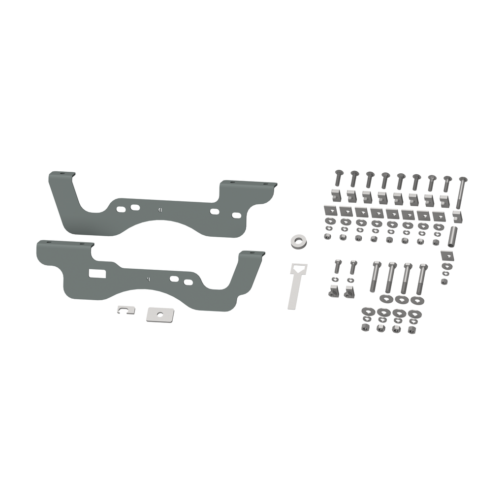 RVR2406 CUSTOM INSTALLATION KIT FOR UNIVERSAL MOUNTING RAILS FOR SOME FORD TRUCKS