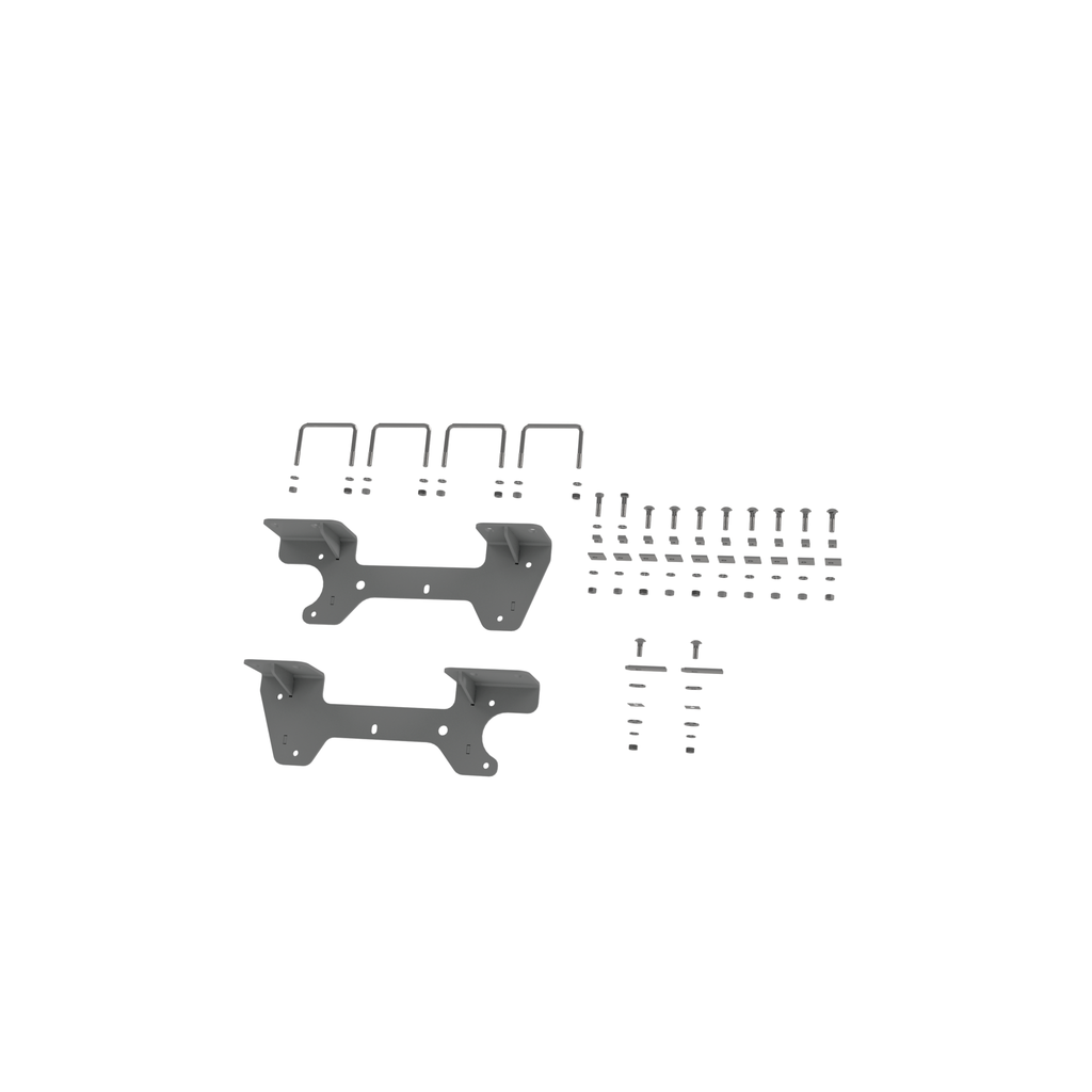 RVR2504 CUSTOM INSTALLATION KIT FOR UNIVERSAL MOUNTING RAILS FOR SOME GM TRUCKS