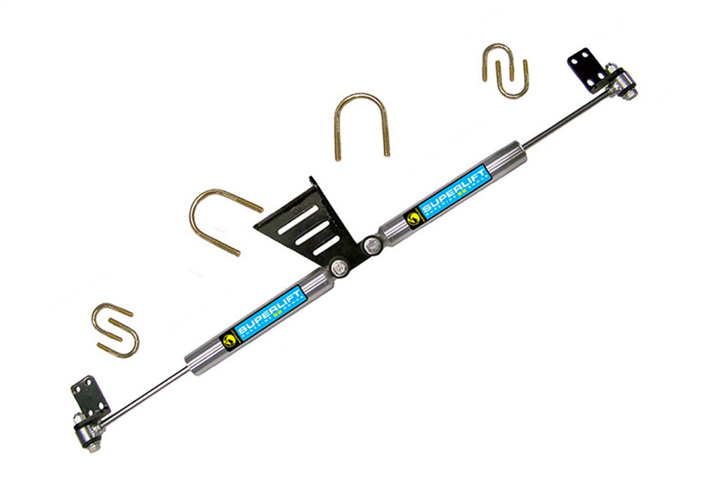 Superlift High Clearance Dual Steering Stabilizer Kit-SL SS Bilstein (Gas)-07-18 Jeep JK 92105