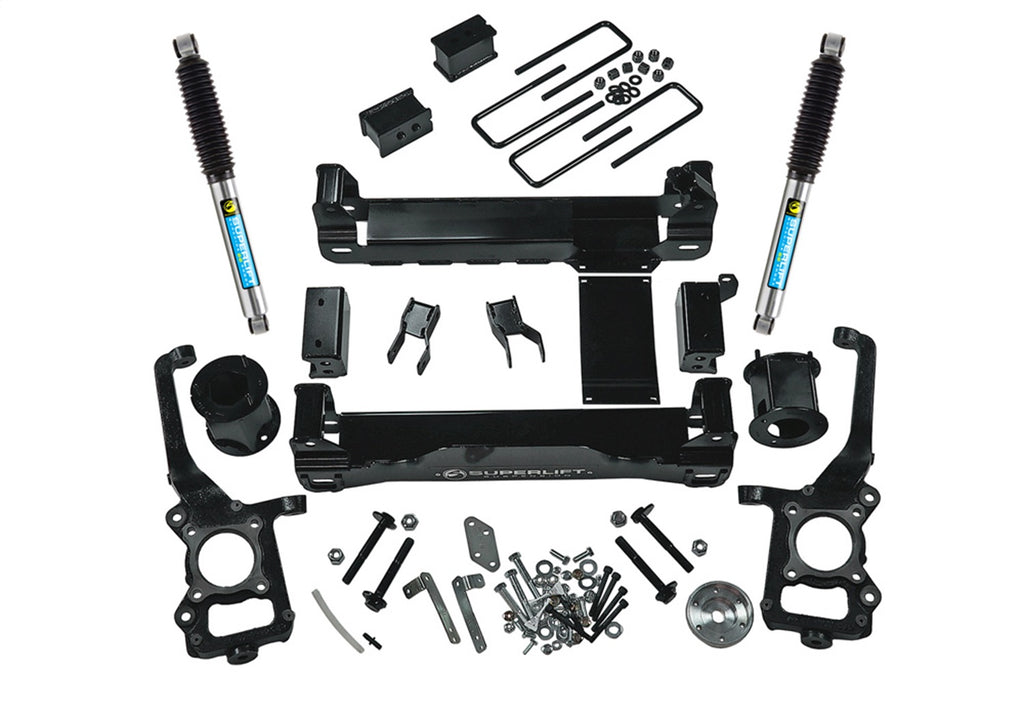 Superlift 6in. Lift Kit-15-20 F150 4WD-w/Bilstein Rear Shocks K127B