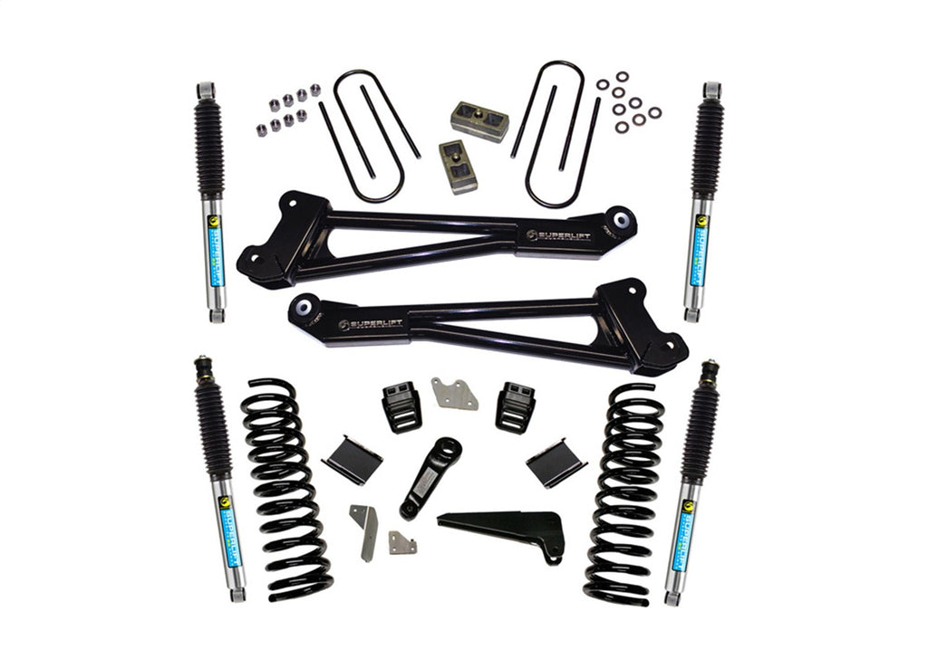 Superlift 4in. Lift Kit-13-18 Ram 3500 4WD-Diesel-Replacmnt Radius Arms w/Bilstein Shocks K144B