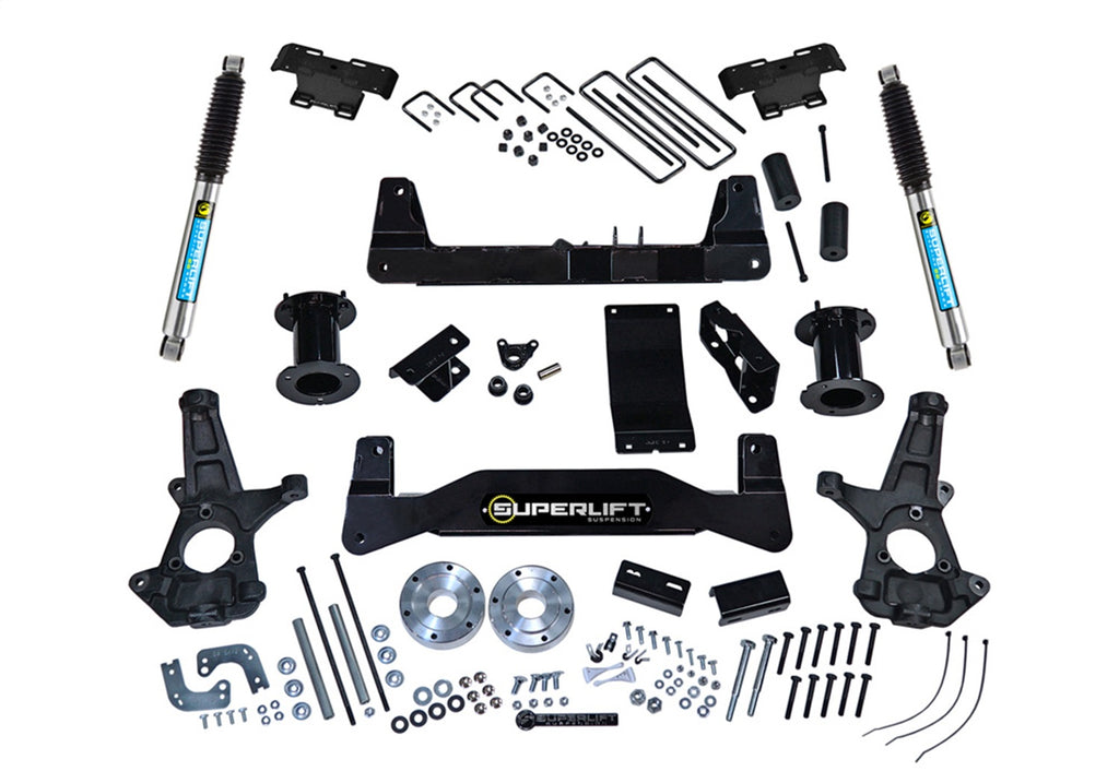 Superlift 6.5in. Lift Kit-14-18 (19 Old Body) GM1500 4WD w OE Al or SS Ctrl Arms w Bil RrS K161B