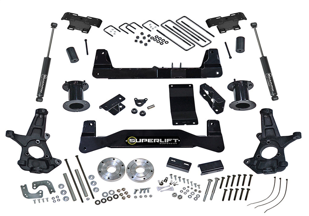 Superlift 6.5in. Lift Kit-07-13 Silverado/Sierra 1500 4WD-w/SL Rear Shocks K162