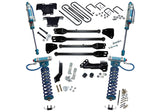 Superlift 4in. King Ed 4-Link Lift Kit-17-22 F250/350 4WD w King Frt Clvrs/Res Rr Shcks K166KG