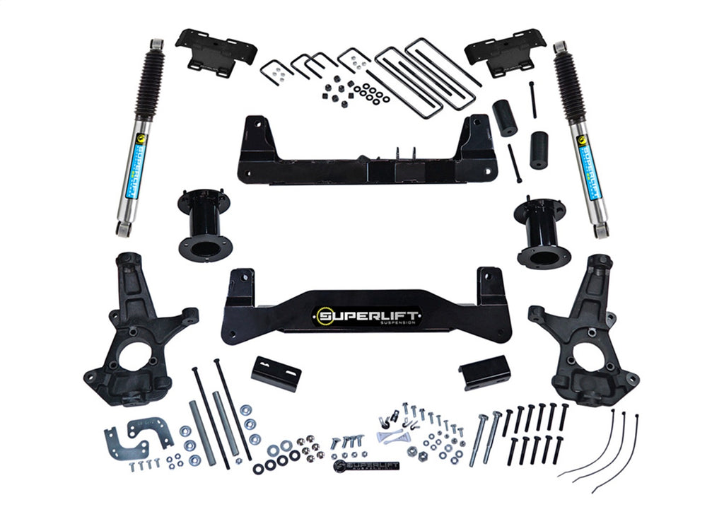 Superlift 6.5in. Lift Kit-14-18 (19 Old Body) GM1500 2WD w OE Al or SS Ctrl Arms w Bil RrS K181B