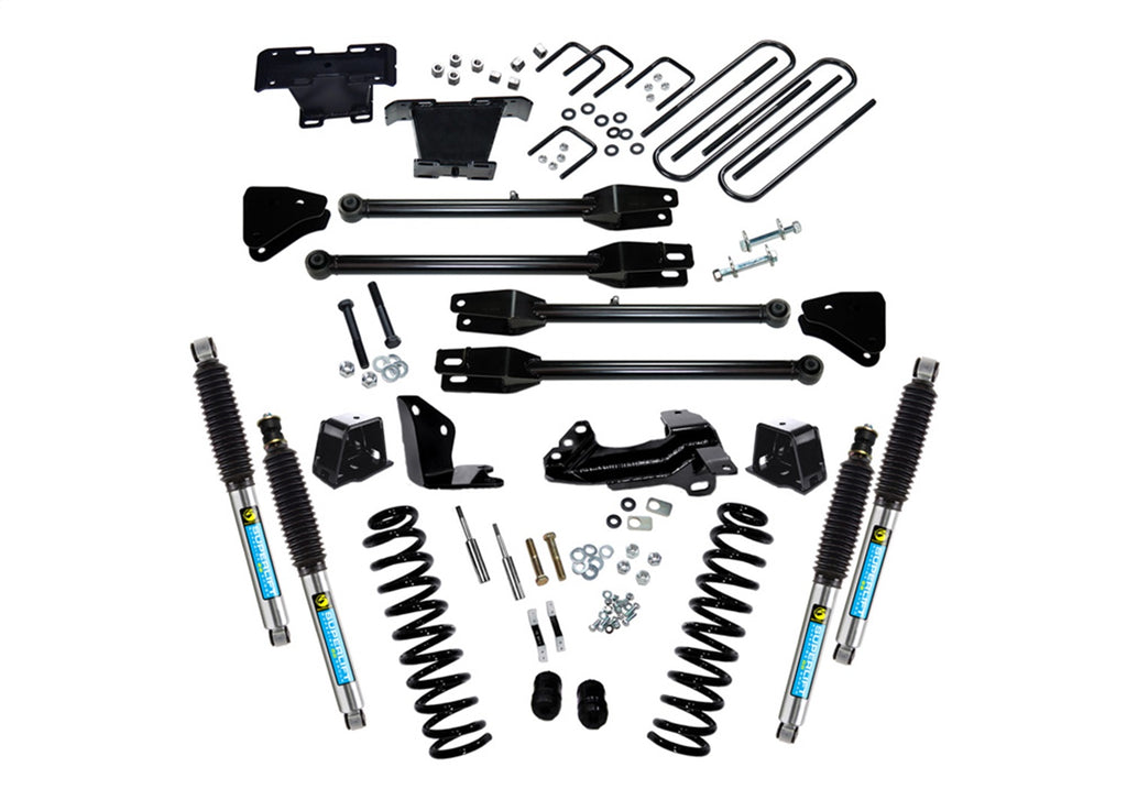 Superlift 4in. Lift Kit-05-07 F250/F350 4WD Diesel w 4-Link Conversion/Bilstein Shocks K230B