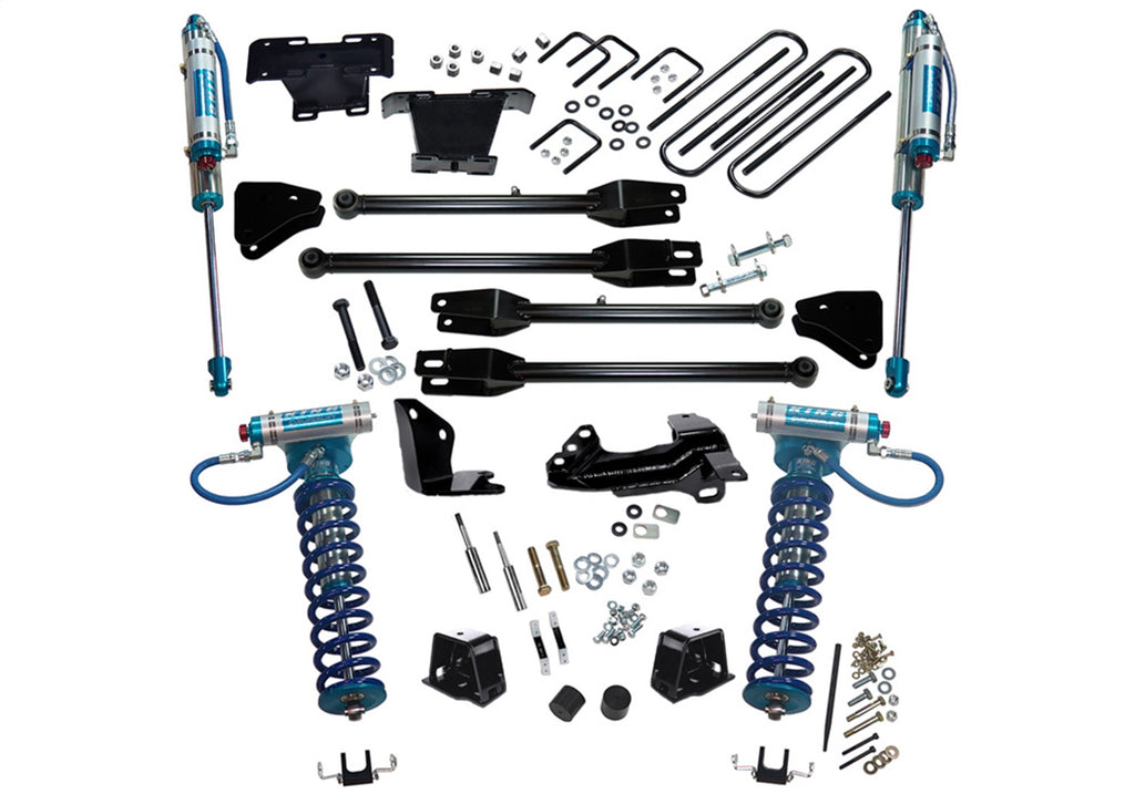 Superlift 4in. Lift Kit-05-07 F250/F350 4WD w 4-Link Conversion/King Clvrs/Shocks K230KG