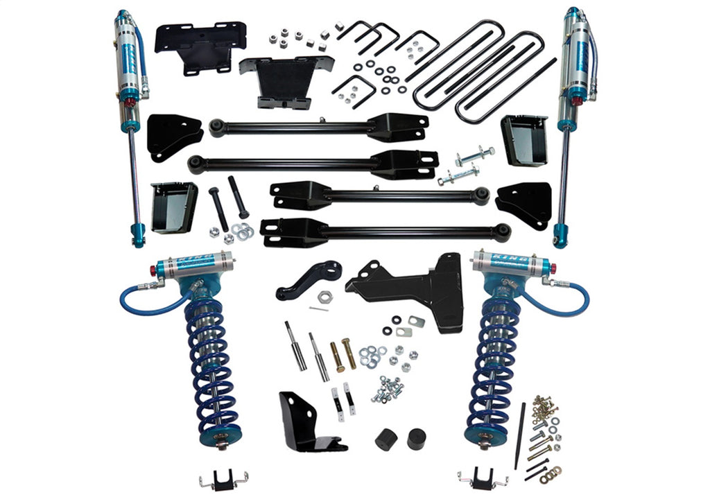 Superlift 6in. Lift Kit-05-07 F250/F350 4WD w 4-Link Conversion/King Clvrs/Shocks K231KG