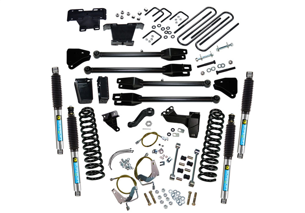 Superlift 6in. Lift Kit-08-10 F250/F350 4WD-Dsl w/4-Link Conversion/Bil Shocks K234B