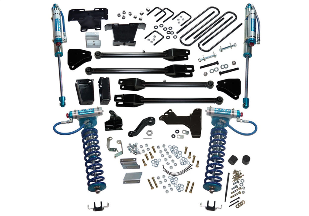 Superlift 6in. Lift Kit-11-16 F250/F350 4WD w/4-Link Conversion/King Clvrs/Shocks K237KG