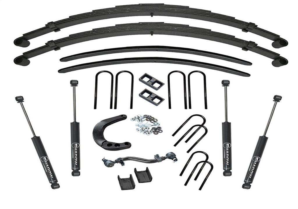 Superlift 8in. Lift Kit-73-87 K10/K15/73-91 Blazer/Jimmy/Sub 4WD-Rr Blck Kit wSL Shks K423