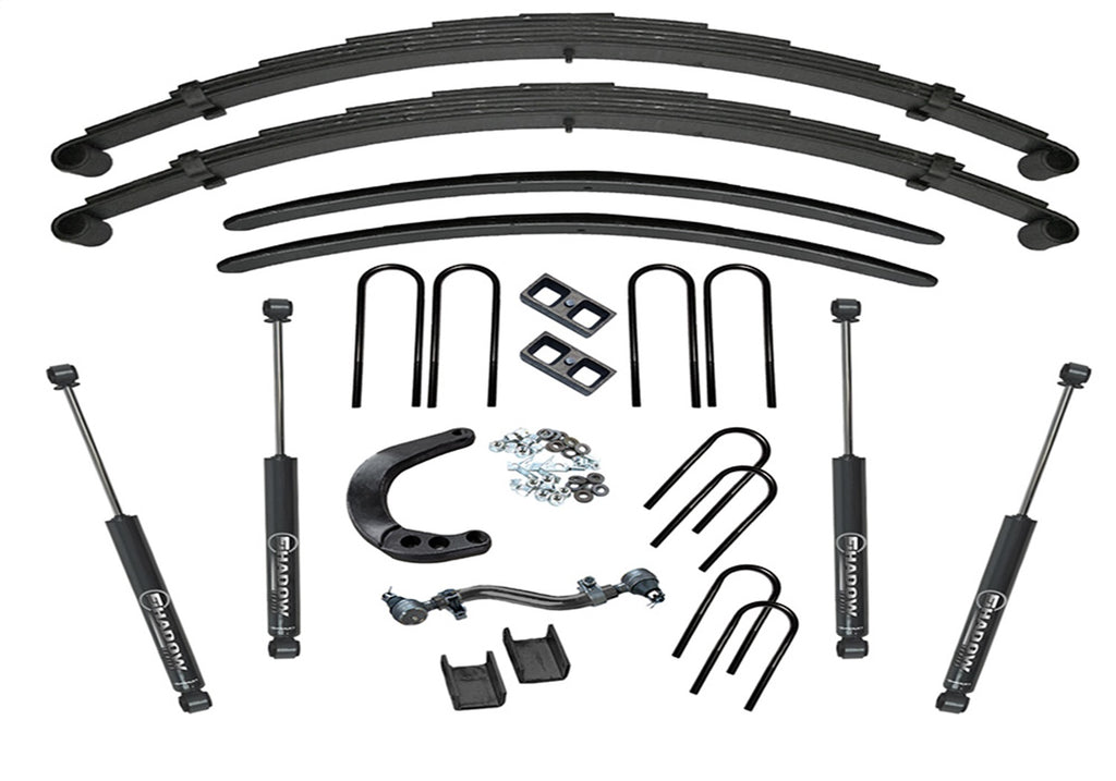 Superlift 8in. Lift Kit-73-91 GM 3/4 Ton 4WD-Rr Block Kit w/SL Shocks K444