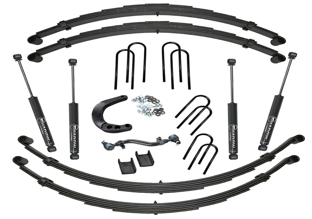 Superlift 8in. Lift Kit (w/52in. Rr Sprngs)-73-91 GM 3/4 Ton 4WD-Rr Spring Kit w/SL Shcks K445