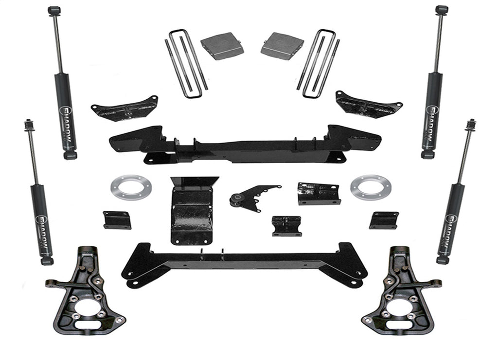 Superlift 6in. Lift Kit-01-10 Silv/Sierra 2500HD/3500HD 4WD-Knuckle Kit w/SL Shocks K860