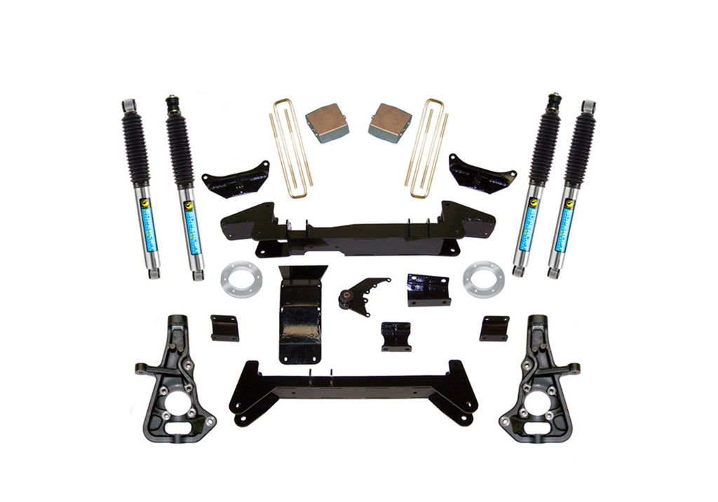 Superlift 6in. Lift Kit-99-10 Silv/Sierra 2500LD/01-06 1500HD-Knuckle Kit w/Bil Shocks K861B