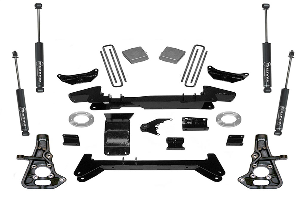 Superlift 6in. Lift Kit-99-10 Silv/Sierra 2500LD/01-06 1500HD-Knuckle Kit w/SL Shocks K861