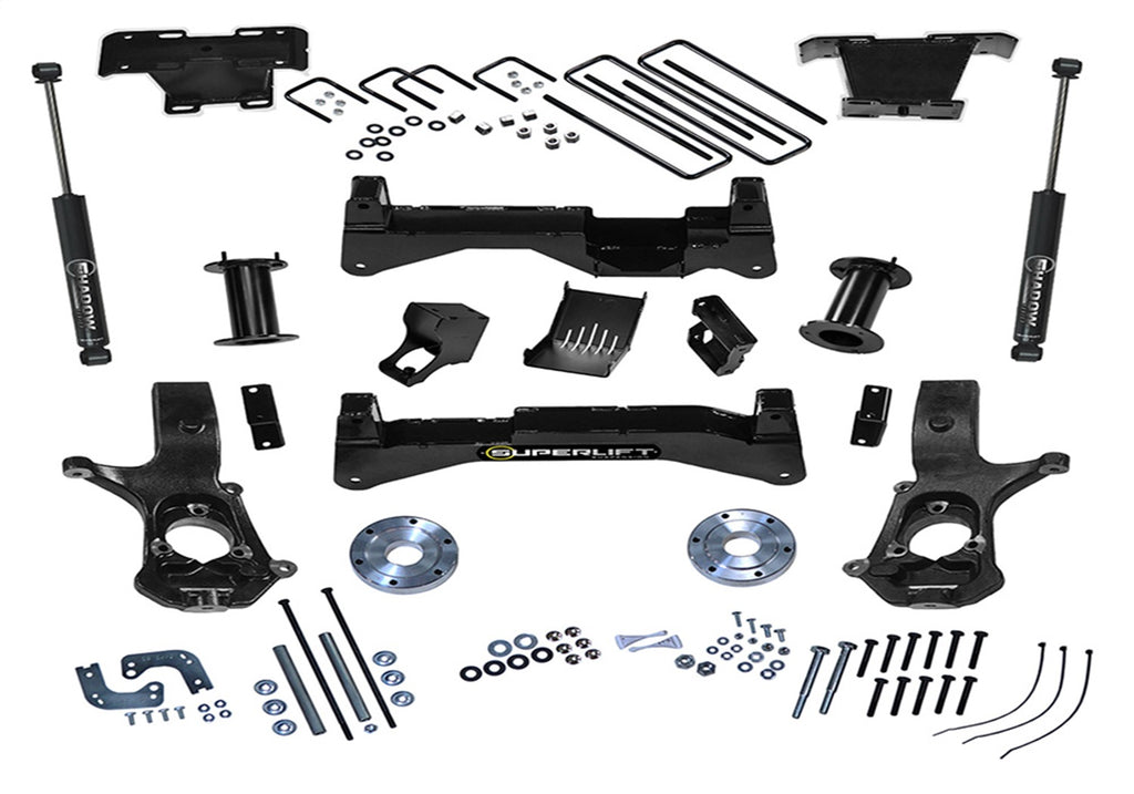 Superlift 8in. Lift Kit-14-18 (19 Old Body) GM 1500 4WD w/OE Al or SS Ctrl Arms w/SL Rr Sh K899