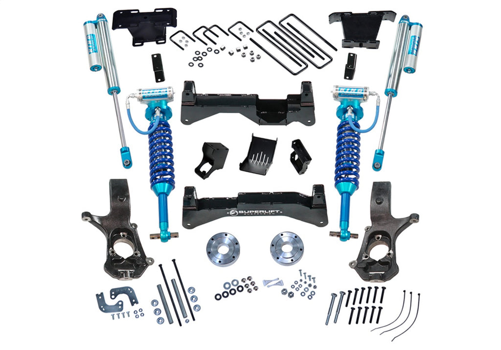 Superlift 8in. Lift Kit-07-16 GM 1500 4WD w OE Cast Steel Ctrl Arms/King Clvrs/Res Rr Shoc K919KG