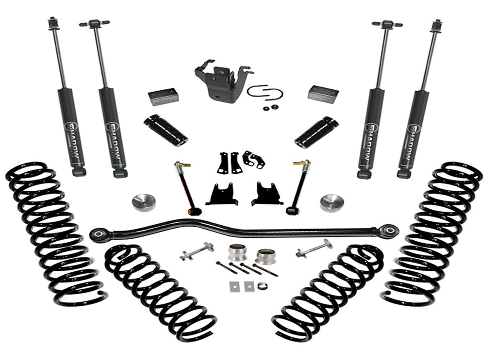 Superlift 4in. Lift Kit-07-18 Wrangler JK-2-door-w/SL Shocks K927