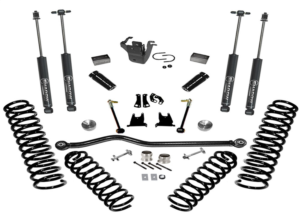 Superlift 4in. Lift Kit-07-18 Wrangler JK-4-door-w/SL Shocks K928