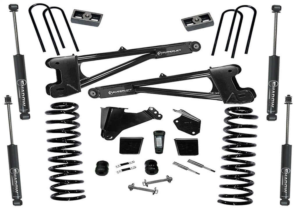 Superlift 6in. Lift Kit-05-07 F250/F350 4WD-Dsl w/Replacement Radius Arms w/SL Shocks K977