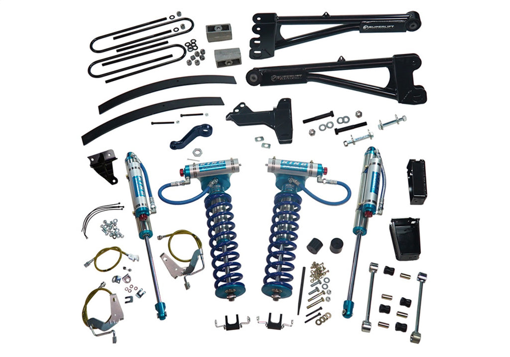 Superlift 8in. Lift Kit-08-10 F250/F350 4WD w Rep Radius Arms/King Clvrs/King Rr Shocks K985KG