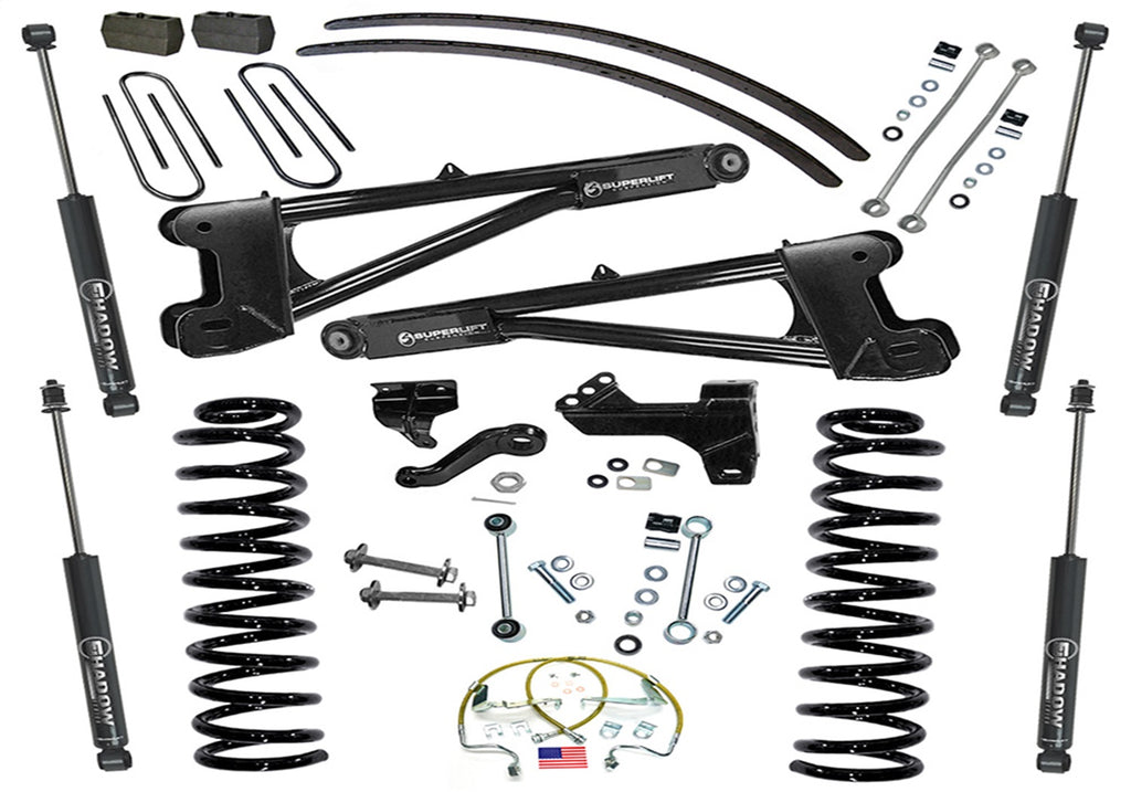 Superlift 6in. Lift Kit-08-10 F250/F350 4WD-Dsl w/Replacement Radius Arms w/SL Shocks K983