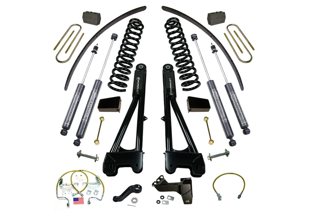 Superlift 8in. Lift Kit-08-10 F250/F350 4WD-Dsl w/Replacement Radius Arms w/Bil Shocks K985B