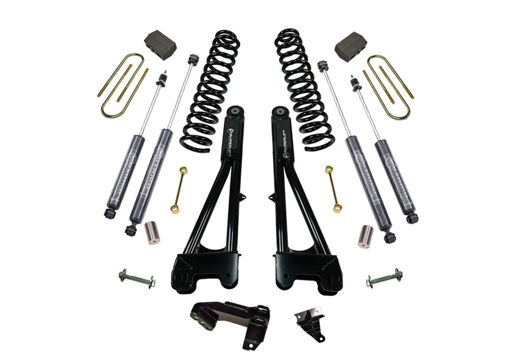 Superlift 4in. Lift Kit-11-16 F250/F350 4WD-Dsl w/Replacement Radius Arms w/Bil Shocks K987B