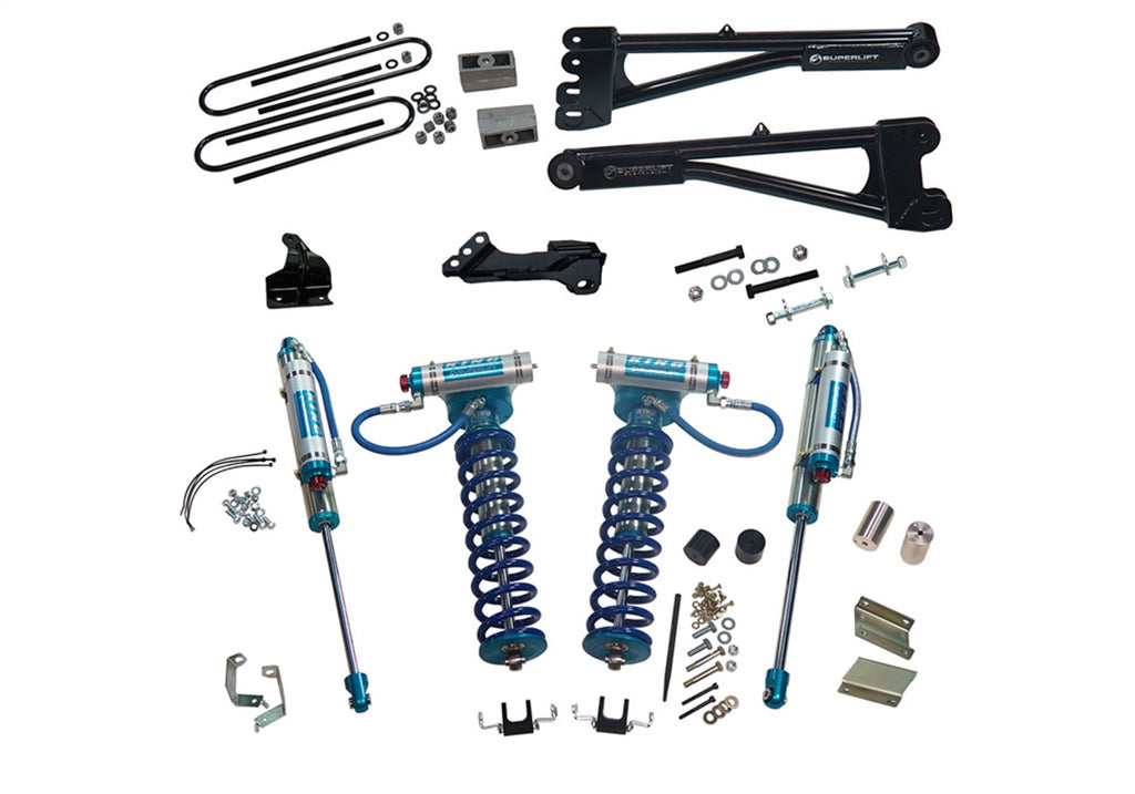 Superlift 4in. Lift Kit-11-16 F250/F350 4WD w Rep Radius Arms/King Clvrs/King Rr Shocks K987KG