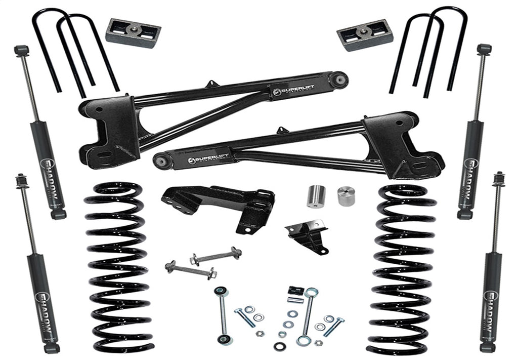 Superlift 4in. Lift Kit-11-16 F250/F350 4WD-Dsl w/Replacement Radius Arms w/SL Shocks K987